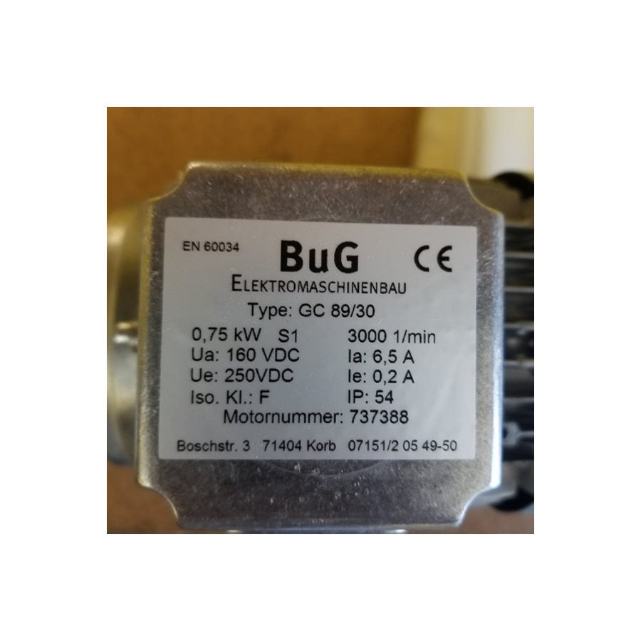 MBO B26, B30 Main Drive Motor (0103932 / 0103842
