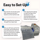 Load image into Gallery viewer, Premium Air Cushion Machine D-60 Bubble Wrap I Pillow Machine_Printers_Parts_&_Equipment_USA