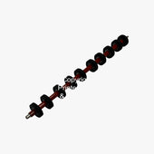 Load image into Gallery viewer, Segmented Upper Feed Roller AB Dick 375, 9800 & 9900 37560 / A-7641_Printers_Parts_&_Equipment_USA