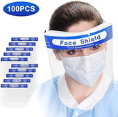 Load image into Gallery viewer, Safety Full Face Shield Clear Protector Work Medical Dental, Standard Size 100 pcs_Printers_Parts_&_Equipment_USA