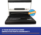 Load image into Gallery viewer, S25A Coilbind Coil Punch & Binding Machine Free Crimper & 8mm Plastic COILS Box of 100pcs_Printers_Parts_&_Equipment_USA