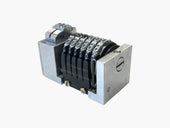 Load image into Gallery viewer, Numbering Machine 5/32" 6 Digits Forward Gothic (Steel) with 3 Drop Zeros Letterpress Windmill_Printers_Parts_&_Equipment_USA