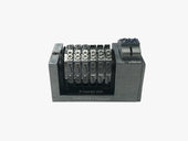 Load image into Gallery viewer, Numbering Machine 5/32" 6 Digits Backward Gothic (Steel) with 3 Drop Zeros Letterpress Windmill *SKIP 4 Even_Printers_Parts_&_Equipment_USA