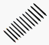 Load image into Gallery viewer, Ink Form & Water Dampening Rubber Rollers for Heidelberg GTO46 Set of 12_Printers_Parts_&_Equipment_USA