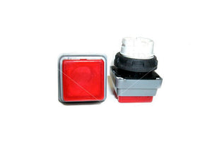 Red Push Button (Square)- Heidelberg_Printers_Parts_&_Equipment_USA