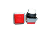 Load image into Gallery viewer, Red Push Button (Square)- Heidelberg_Printers_Parts_&_Equipment_USA