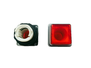 Red Push Button (Square)- Heidelberg_Printers_Parts_&_Equipment_USA