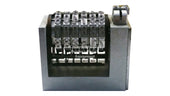 Load image into Gallery viewer, Numbering Machine 3×6 6 Digits Backward Roman Solid Wheels with No. NM-3X66BR_Printers_Parts_&_Equipment_USA