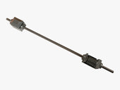 Load image into Gallery viewer, Letterpress Windmill Center Driven Numbering Machine 3/16" 6 Digit Plunger Shaft_Printers_Parts_&_Equipment_USA