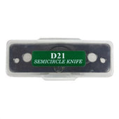 Load image into Gallery viewer, Half Moon - Semi Circle Die For Manual Round Machine D21_Printers_Parts_&_Equipment_USA