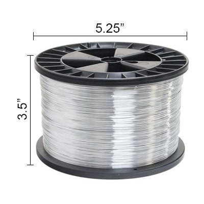 Round Stitching Wire 25 Gauge 5lbs Spool Galvanized Wire_Printers_Parts_&_Equipment_USA