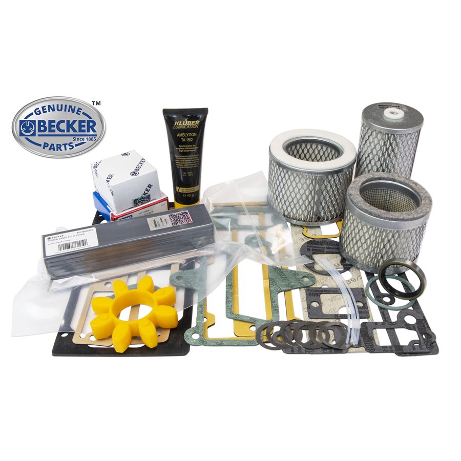 Becker Complete Rebuild Kits Pump Model DVT 3.60 (DVT Series) I 33802200000_Printers_Parts_&_Equipment_USA