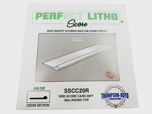 Thompson LITHO SCORE for Card Perf Side Score (20ft (6m)(T-501R) Replacement for HS Boyd 827-3 (SSCC20R)_Printers_Parts_&_Equipment_USA
