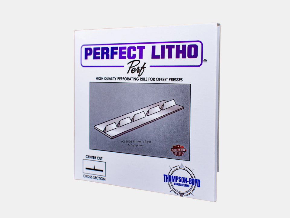 Thompson LITHO SCORE for Card Perf Side Score (20ft) (6m) (T-407) Replacement for HS Boyd 612 (C12P20)