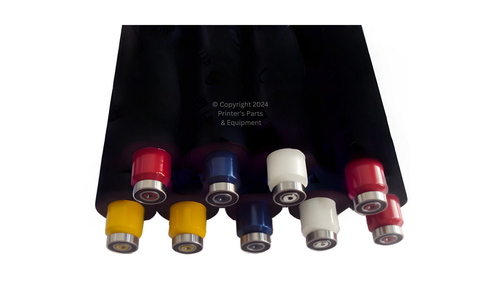 Ink Form and Alcolor Roller Set of 12 For Heidelberg MO I MOKA I Alcolor Dampening System_Printers_Parts_&_Equipment_USA