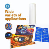 Load image into Gallery viewer, Soft Touch Matte Laminating Film 12&quot; x 500ft (1″ Core) 1.5mm Thickness , Velvet look_Printers_Parts_&amp;_Equipment_USA
