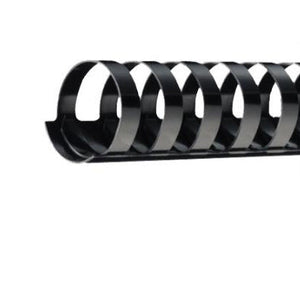 Plastic Comb Binding Supplies 11" Black 25mm (1") 200 Sheets_Printers_Parts_&_Equipment_USA