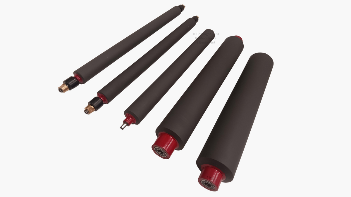 Rubber Roller Set of 5 for AB DICK 375 9800 PPE-375K_Printers_Parts_&_Equipment_USA