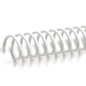 Plastic Spiral Coil Binding Supplies 12" White 12mm (15/32") 92 Sheets_Printers_Parts_&_Equipment_USA