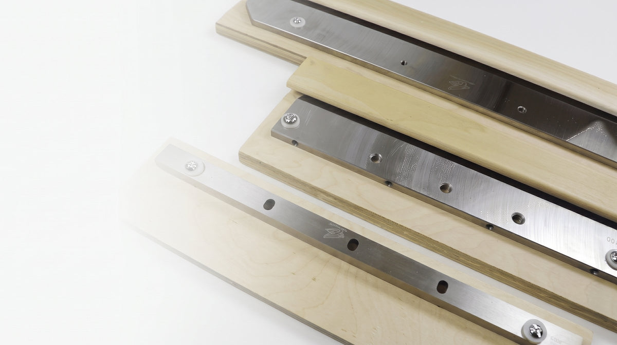 Cutting blades, sticks and knives.
