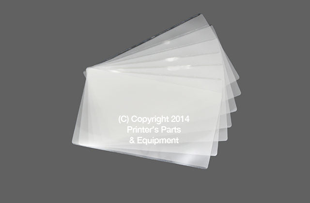 Luggage Tag Laminating Pouch 2-1/2in X 4-1/4in X 5 Mil 100pcs (PPE-2124145)