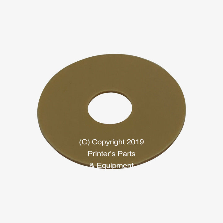 Flat Rubber Disc 1 1/4 x 3/8 x 1mm – 31.8 x 9.5 x 1mm Qty 50
