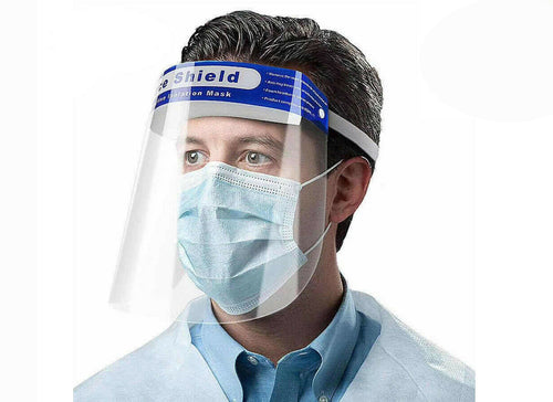 Safety Full Face Shield Clear Protector Work Medical Dental, Standard Size 1 pc_Printers_Parts_&_Equipment_USA