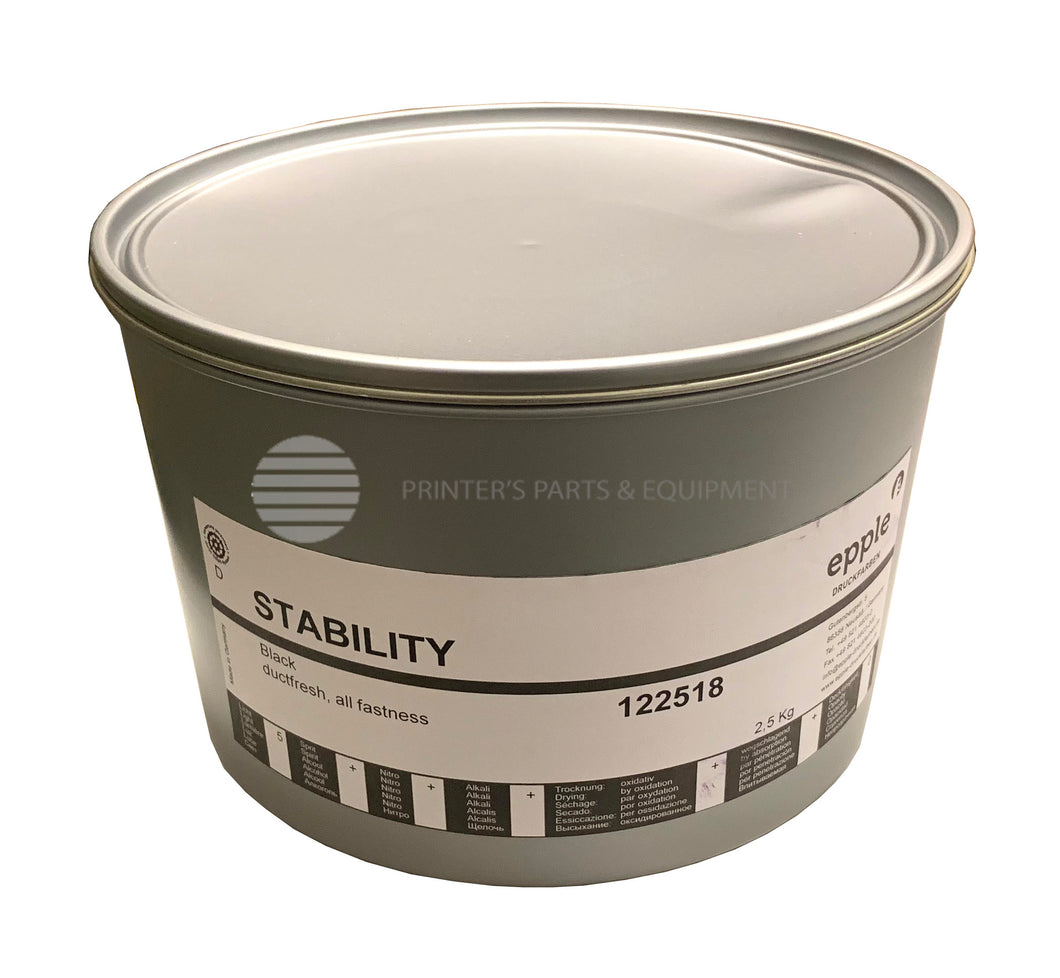 Process Ink Stability Black for Offset Printing 5.5 lbs I OIL BASED_Printers_Parts_&_Equipment_USA