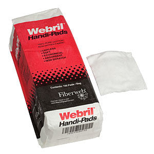 Webril Handi Pads 4"x 4" pack of 100 Wipes