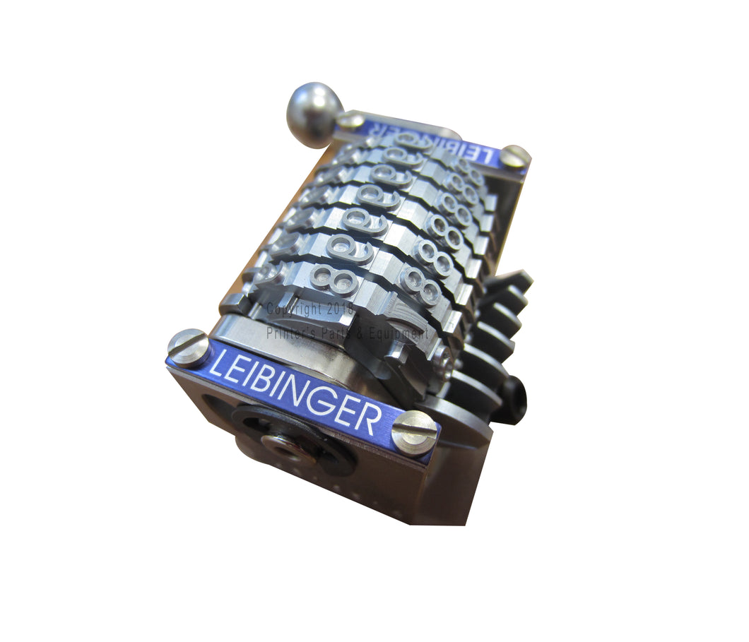 Leibinger Rotary 7 Digit Numbering Machine for Heidelberg GTO Convex 3/16