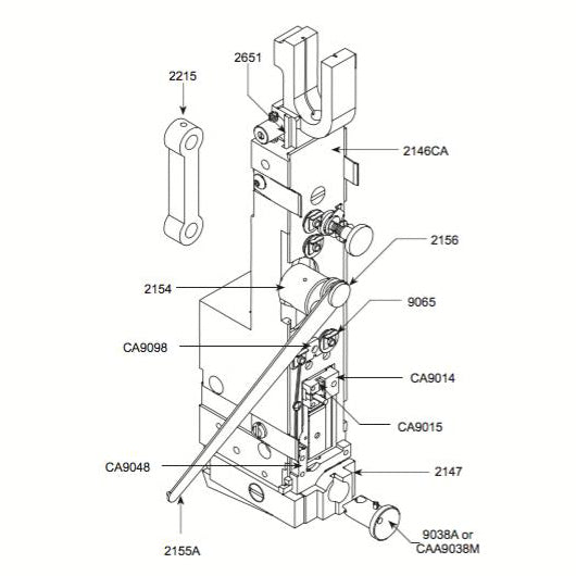 Clincher Point Thick Round Wire for 26D Stitcher Head 2146CA_Printers_Parts_&_Equipment_USA