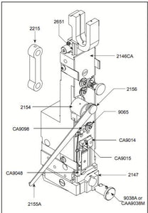 Swivel Assembly Magnetic 1/2 Cr 26D Bostitch Stitcher Head CAA9038M_Printers_Parts_&_Equipment_USA