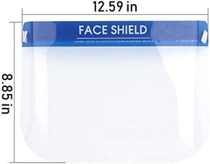 Safety Full Face Shield Clear Protector Work Medical Dental, Standard Size 10 pcs_Printers_Parts_&_Equipment_USA