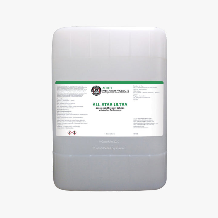Allied All-Star Ultra Fountain Solutions 10033D I 10033E I 10033G_Printers_Parts_&_Equipment_USA