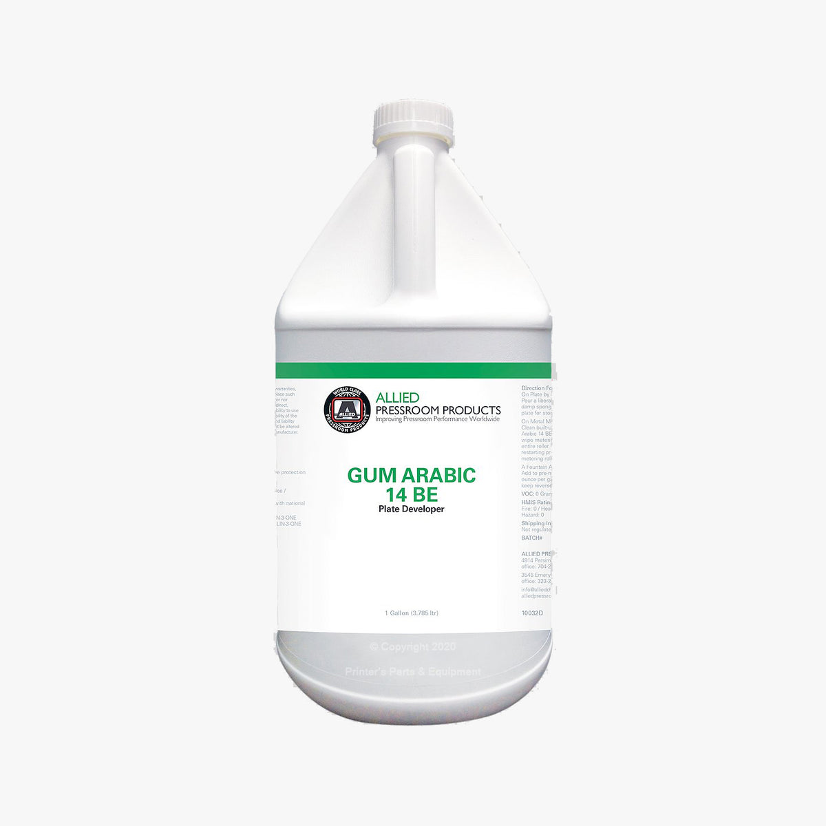 Allied Gum Arabic 14 Be 10032D_Printers_Parts_&_Equipment_USA