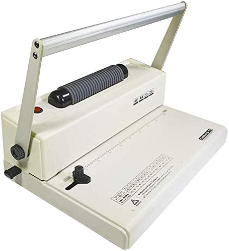 Manual Spiral Coil Punch Machine Model S15 w/Electrical Inserter