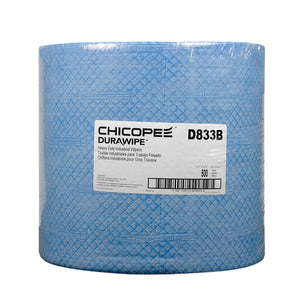 Chicopee 13.12" x 12.6" Blue Head-Duty Wipers - 500 Wipes/Jumbo Pack_Printers_Parts_&_Equipment_USA