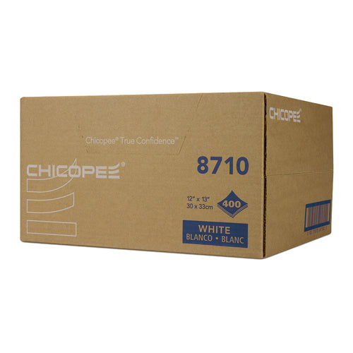 CHICOPEE White Smooth Wipers 12