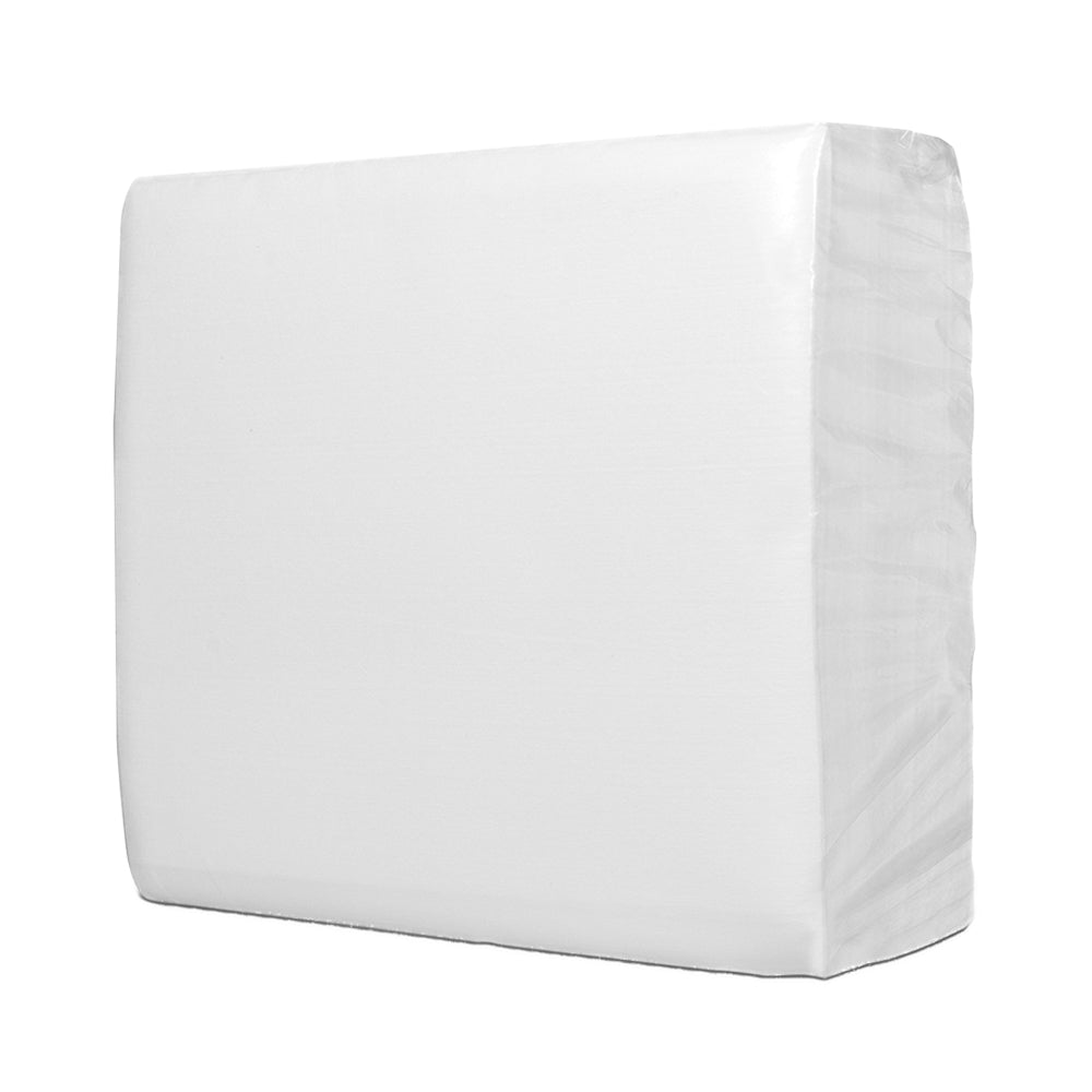 Veraclean White Smooth Wipers 12" x 13.5" 50 Wipes/1/4 Fold Poly Bag (Whole Case)