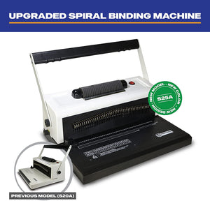S25A Coilbind Coil Punch & Binding Machine Free Crimper & 8mm Plastic COILS Box of 100pcs_Printers_Parts_&_Equipment_USA