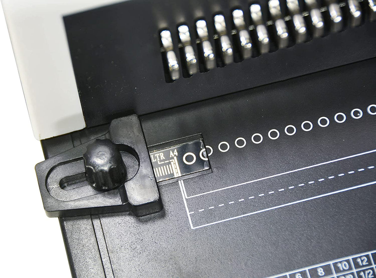 S25A Coilbind Coil Punch & Binding Machine Free Crimper & 8mm Plastic COILS Box of 100pcs