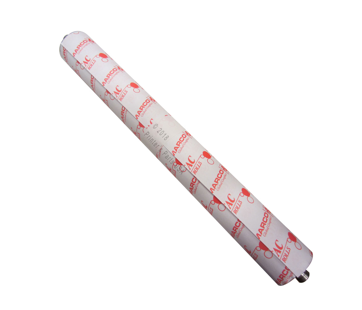 Aqua Ductor Chrome Rubber Roller For AB Dick 360 8800 Series 76631 / 36051_Printers_Parts_&_Equipment_USA