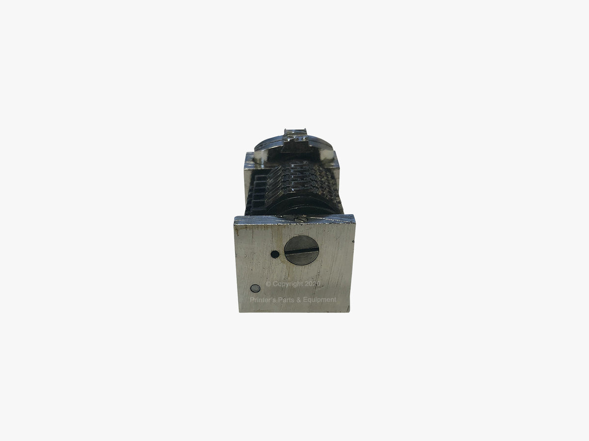 Numbering Machine 5/32 5 Digits Backward Solid Wheels Roman_Printers_Parts_&_Equipment_USA