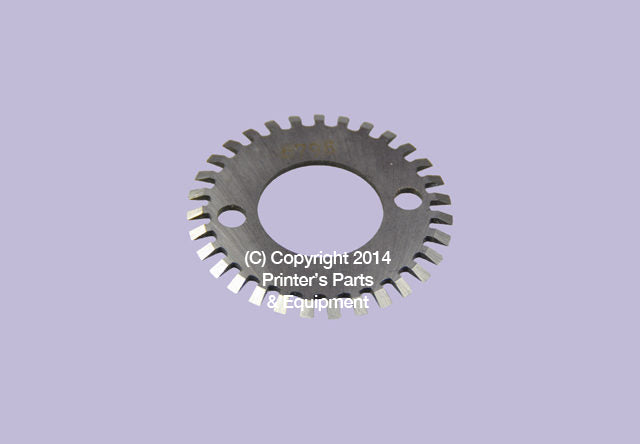 Perf Wheel / Blade for Baum 714 31 T 06798_Printers_Parts_&_Equipment_USA