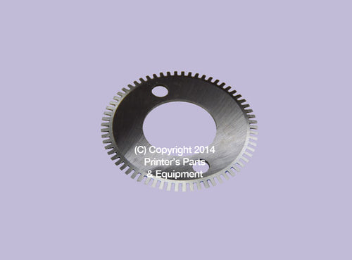 Perf Wheel Blade for Baum 714 64 T BAU-11962_Printers_Parts_&_Equipment_USA