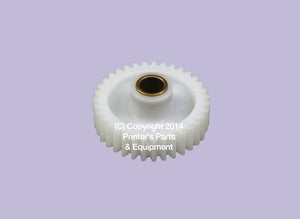 Plastic Gear with Bushing 35T for Baum Folder BAU-45296_Printers_Parts_&_Equipment_USA