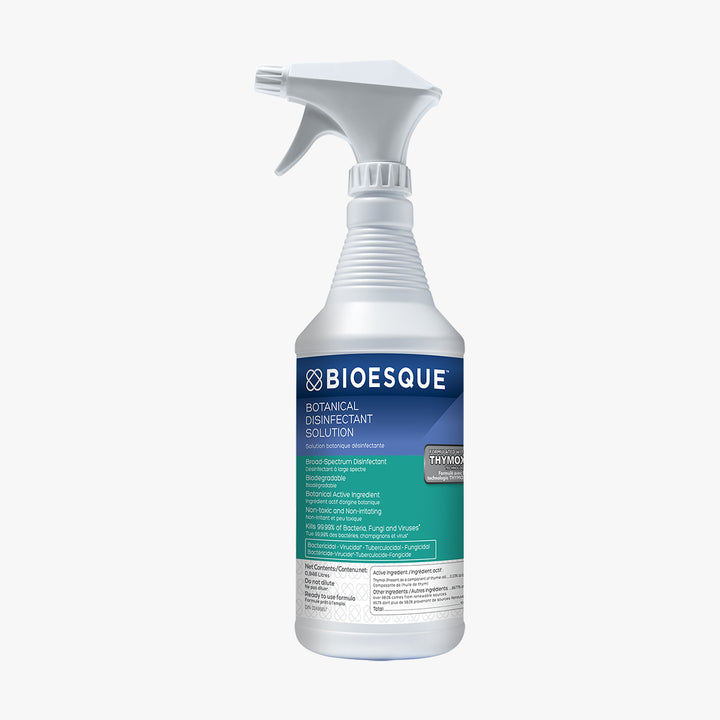 BIOESQUE Botanical Disinfectant Solution 1Quart Antibacterial Solution Sanitizer