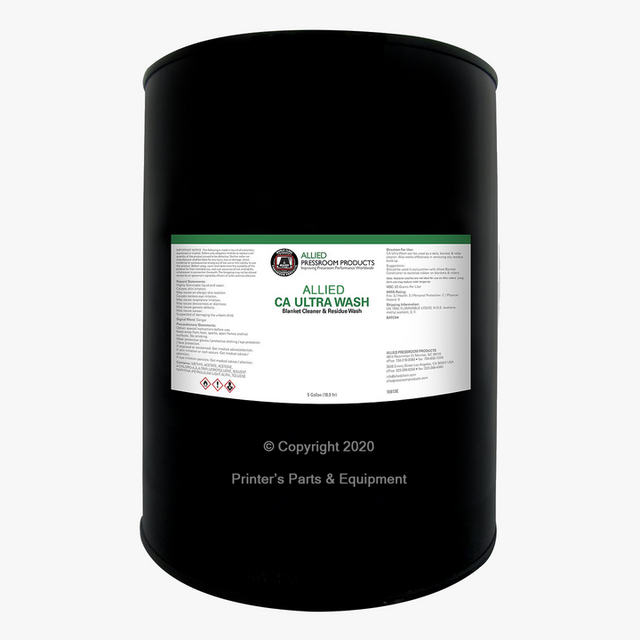 Allied CA Ultra Wash 10613E | 10613G_Printers_Parts_&_Equipment_USA