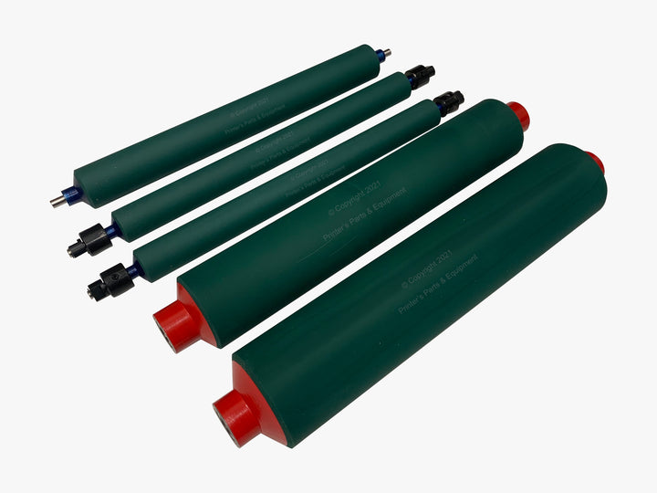 Rubber Roller Set of 5 for AB Dick 360 8800 360K / LOR-360-K_Printers_Parts_&_Equipment_USA
