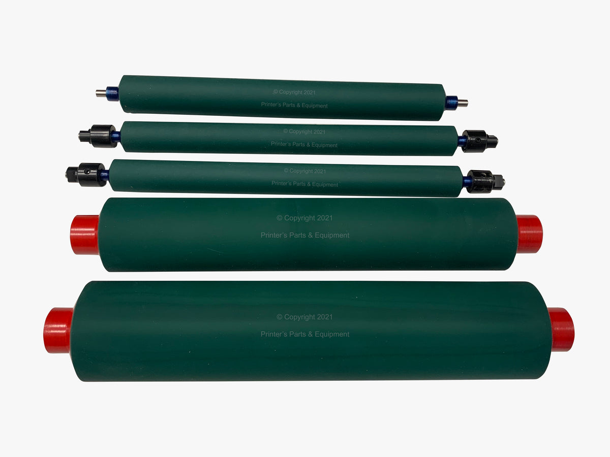 Rubber Roller Set of 5 for AB Dick 360 8800 360K / LOR-360-K_Printers_Parts_&_Equipment_USA